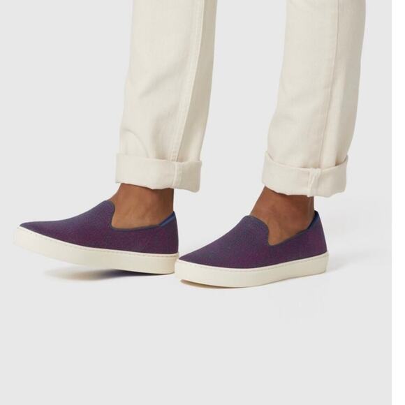 Rothys size 10 fig python woman’s slide on sneakers - Picture 10 of 13